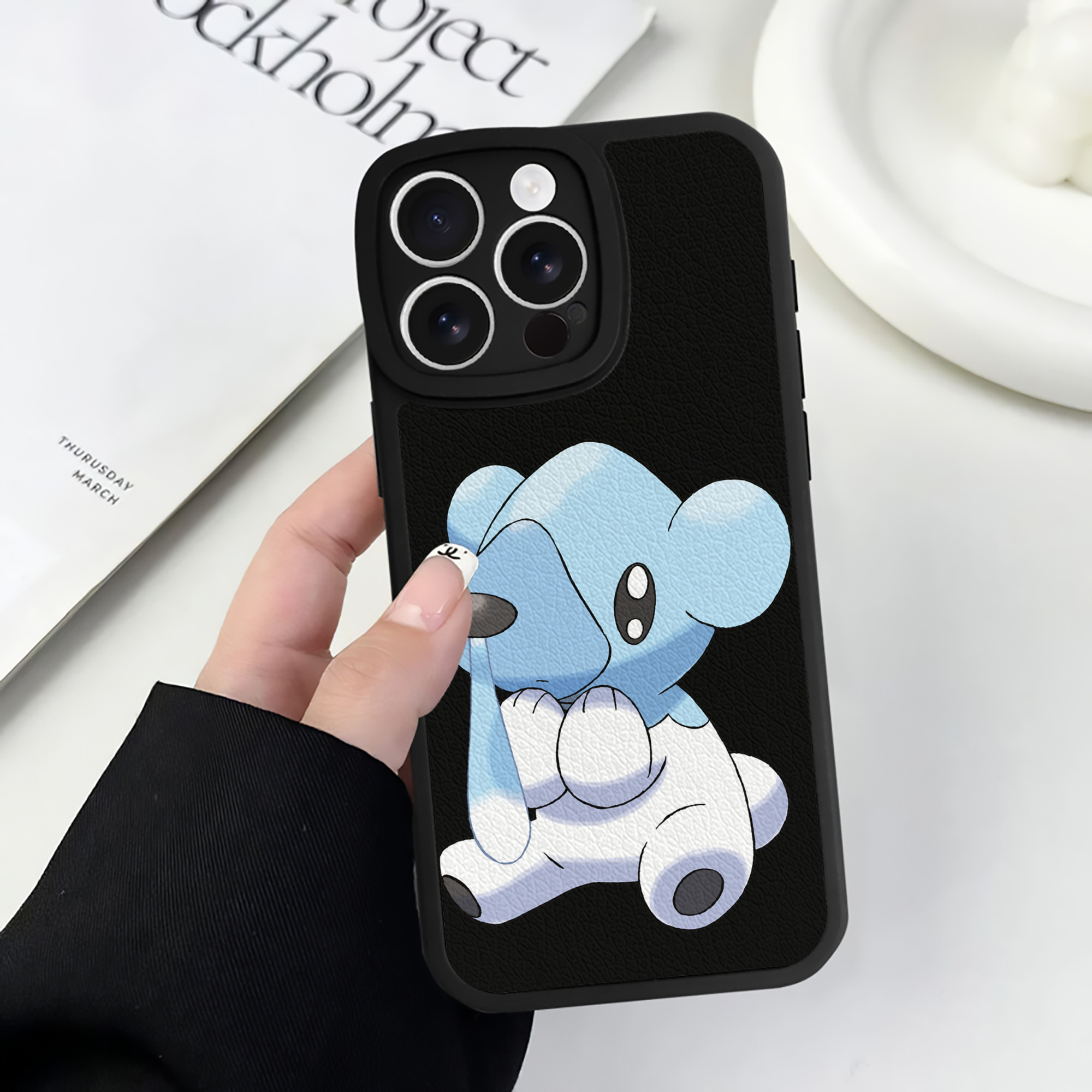 （画像用） ポケットモンスター Pokémon 【iPhone 16シリーズ対応】シリコンスマホケース（レザー調） 材質：シリコン